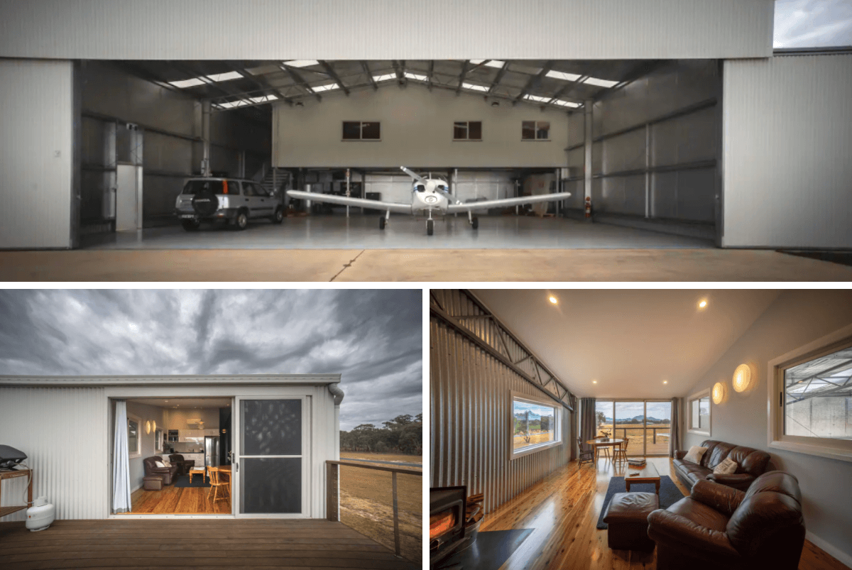 Aircraft hangar homes ABC Sheds
